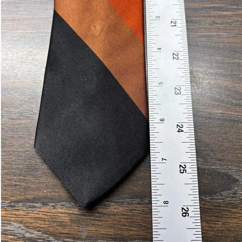 Vintage Jacobsons Damon Neck Tie Multicolor Union Made Stripe All Silk Classic